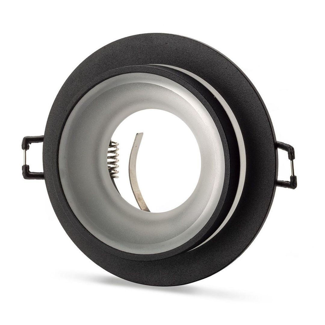 NOAS YL60-1010 DİCLE Sıva Altı Siyah-Beyaz Yuvarlak Spot Kasası (Metal)