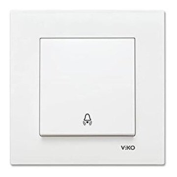 VİKO Novella/Trenda 92605706 Zil Anahtarı Düğmesi [Beyaz]