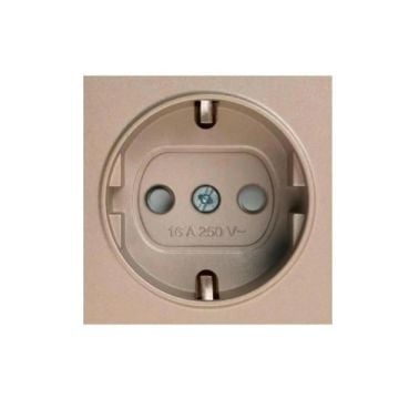 VİKO Novella/Trenda 92605242 Çocuk Korumalı Topraklı Priz Kapağı [Bronz]