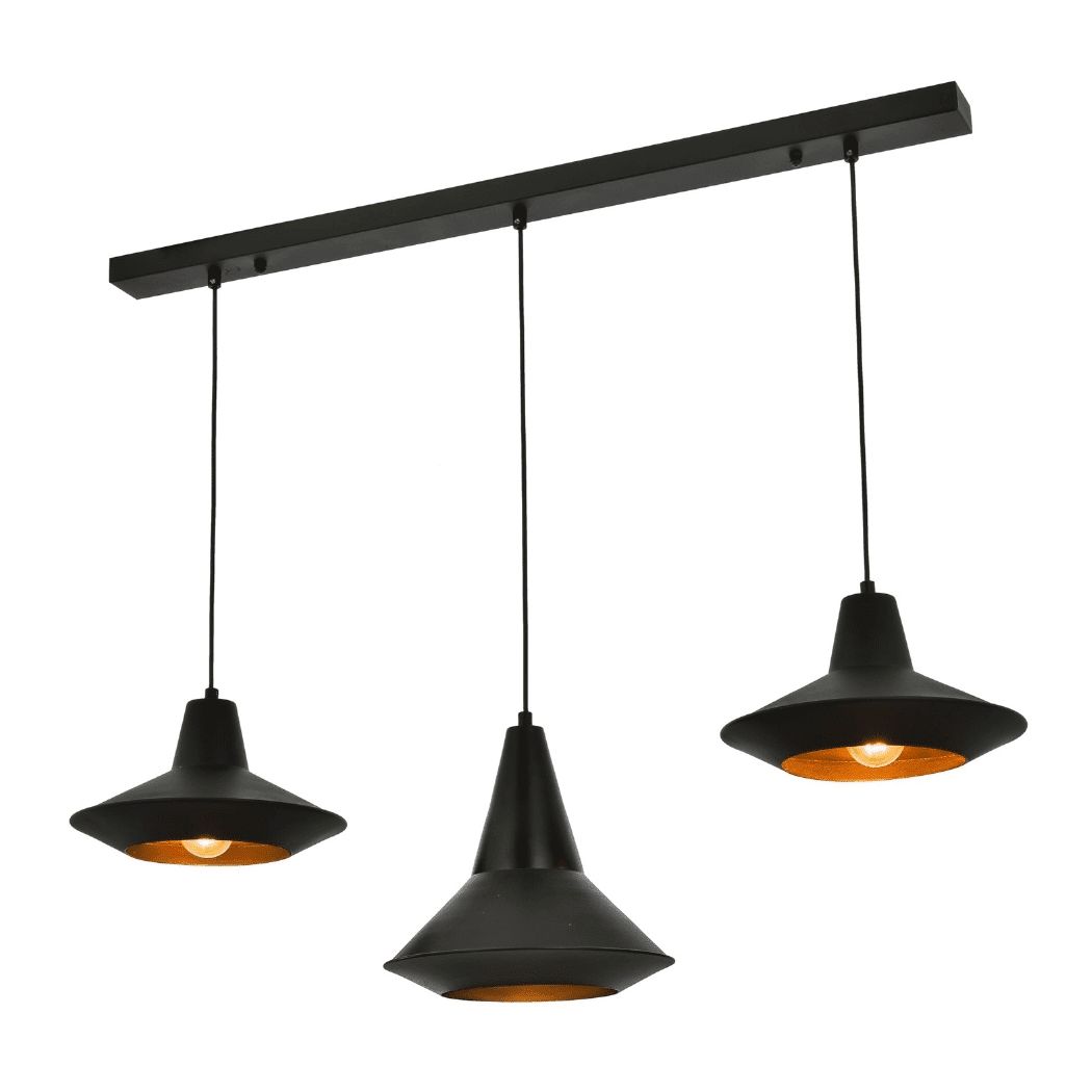 CL-4106-M17-3Y-BSY Üçlü Retro Avize