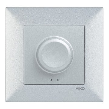 VİKO Novella/Trenda 92605084 1-10V Rotatif Dimmer Düğmesi [Gümüş]