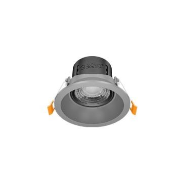 GOYA GY 1735-8 8 Watt Titanyum Gri-Siyah Kasa Sıva Altı Yuvarlak LED Spot