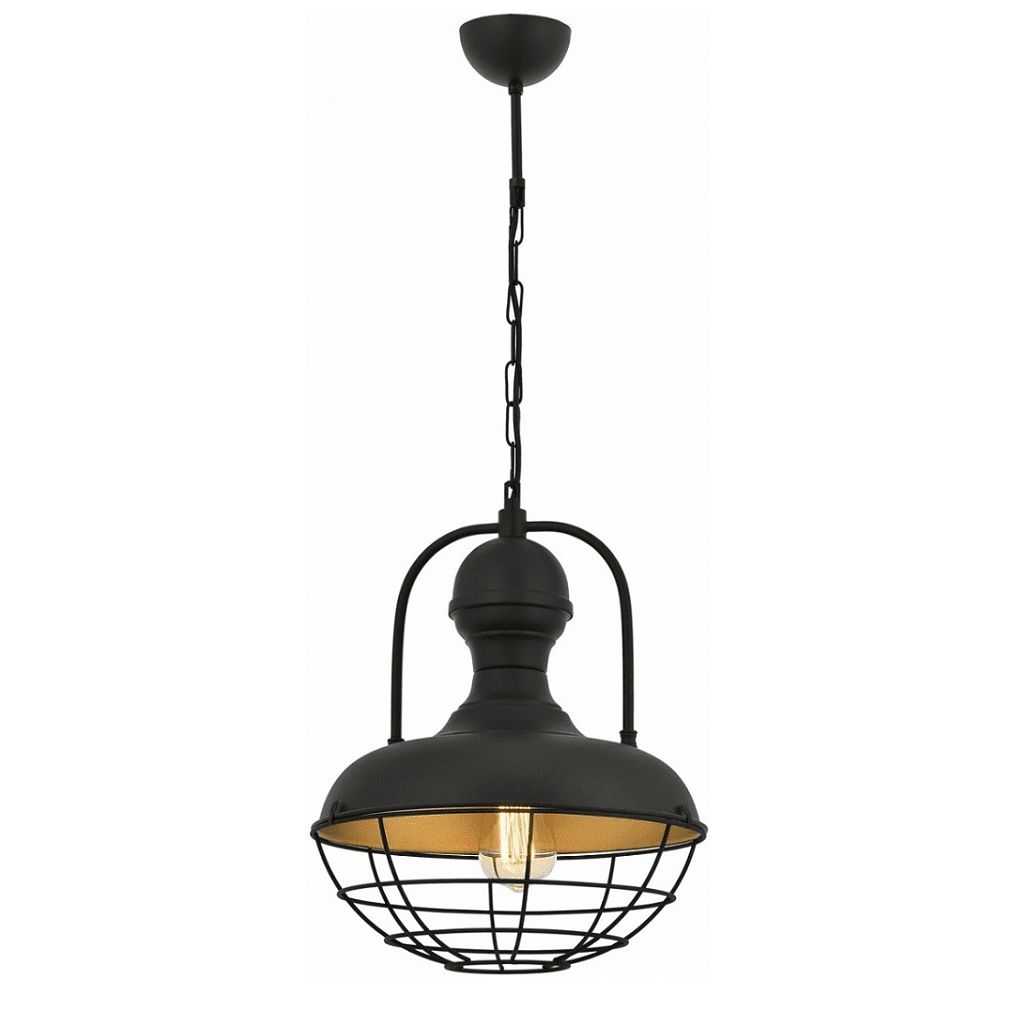 CreaLight CL-4106-M19-1BSY Kafesli Retro Avize