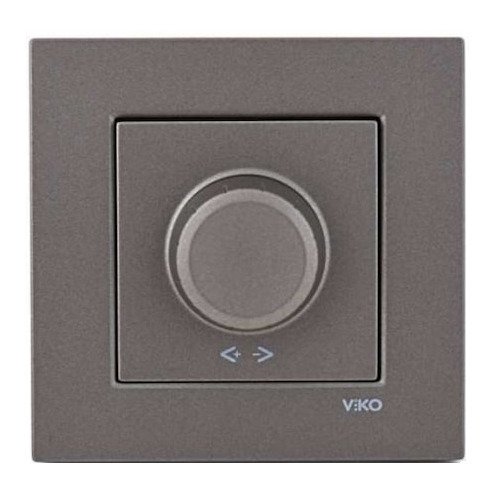 VİKO Novella/Trenda 92605384 1-10V Rotatif Dimmer Düğmesi [Antrasit]