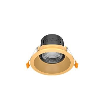 GOYA GY 1735-8 8 Watt Gold-Siyah Kasa Sıva Altı Yuvarlak LED Spot