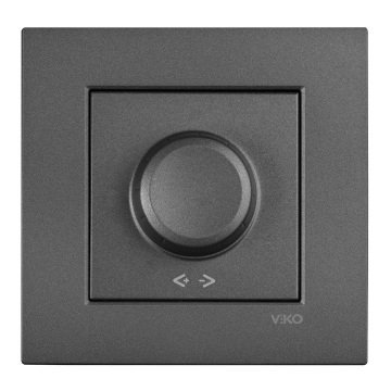 VİKO Novella/Trenda 92605484 1-10V Rotatif Dimmer Düğmesi [Füme]