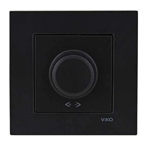 VİKO Novella/Trenda 92605584 1-10V Rotatif Dimmer Düğmesi [Siyah]