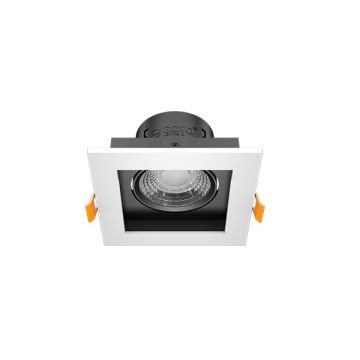 GOYA GY 1742-8 8 Watt Sıva Altı Beyaz-Siyah Kare LED Spot