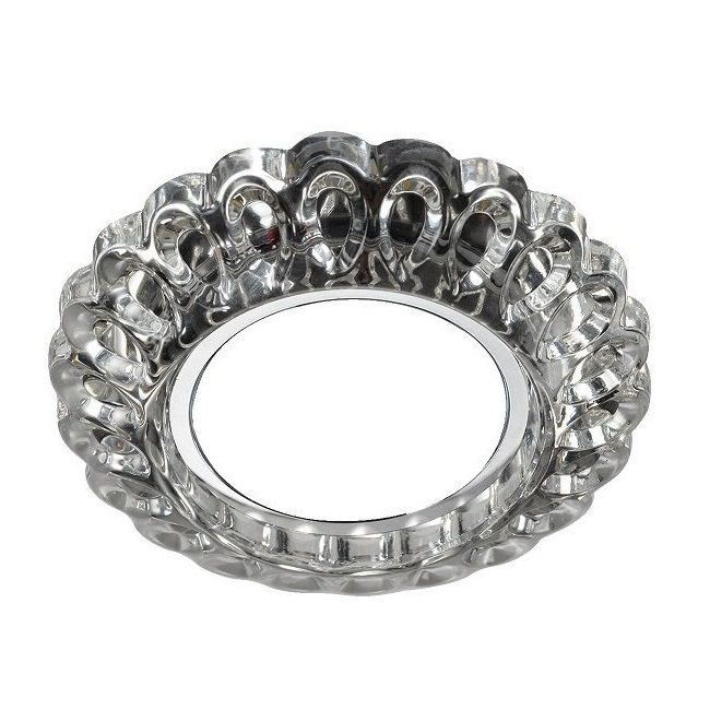 YCL YC 4005 LED Çerçeve Işıklı Yuvarlak Cam Spot Kasası