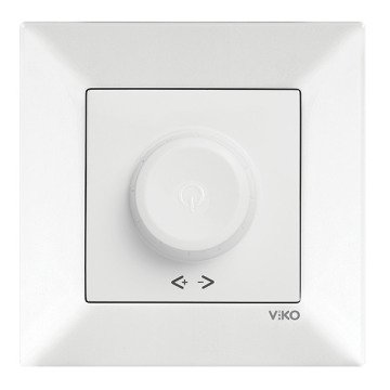 VİKO Novella/Trenda 92605784 1-10V Rotatif Dimmer Düğmesi [Beyaz]