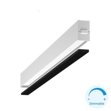 GOYA GY 8054-150 Beyaz Kasa 42 Watt 150 cm Kamaşma Önleyicili Sıva Üstü DİMLİ Lineer Armatür