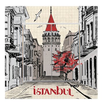 VİKO Karre Cities 90962840 Komütatör [Galata Temalı]
