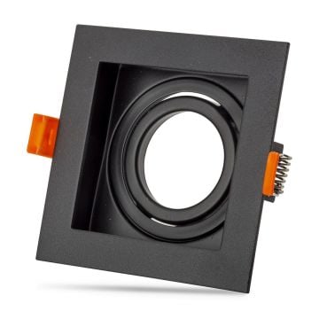 NOAS YL60-1360 Amazon Sıva Altı Siyah Kare Spot Kasası (Metal)