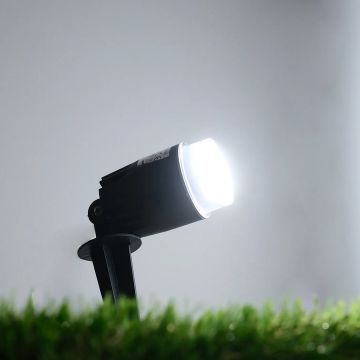 ACK AG56-01050 Şeffaf Reflektörlü Kazıklı Çim Armatürü (GU10 Duylu - PC Gövde)