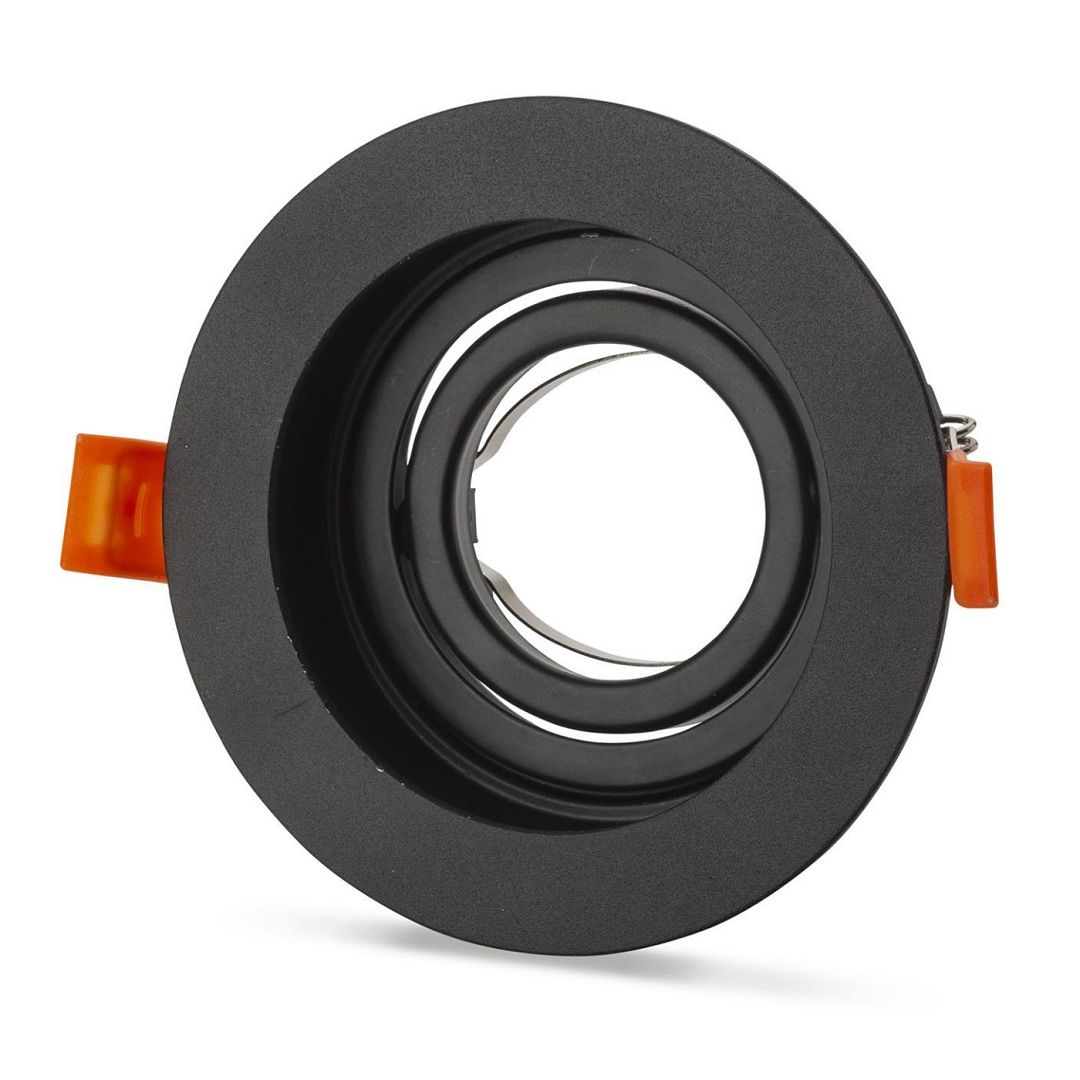 NOAS YL60-1660 Amazon Sıva Altı Siyah Yuvarlak Spot Kasası (Metal)