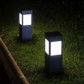 HOROZ 400-010-134 30 cm Siyah Bollard Armatür (Plastik Kasa)