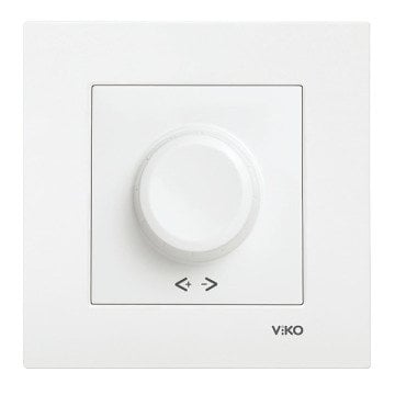 VİKO Novella/Trenda 92605784-P Pro Rotatif Dimmer Düğmesi [Beyaz]