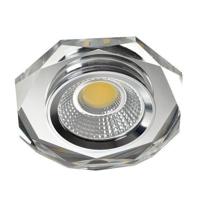 YCL YC 3200 5+3 Watt Çerçeve Işıklı Altıgen LED Cam Spot