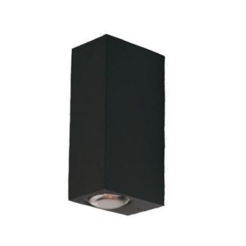 MOLLED MOL8003 6 Watt Siyah Çift Yönlü Dış Mekan LED Aplik -Metal Gövde - Gün Işığı (3000K)