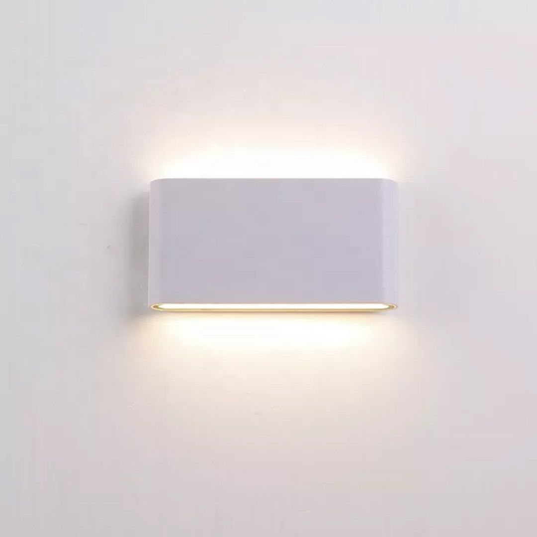 MOLLED MOL8007 2x5 Watt Beyaz Çift Yönlü Dış Mekan LED Aplik -Metal Gövde - Gün Işığı (3000K) - IP54