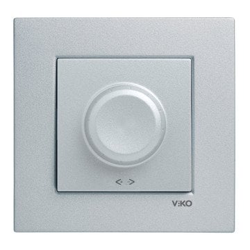 VİKO Novella/Trenda 92605020 Rotatif Dimmer Düğmesi [Gümüş]