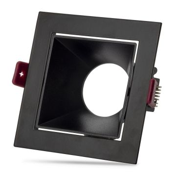 NOAS YL60-3020 URAL Sıva Altı Siyah Kare Spot Kasası (Metal)