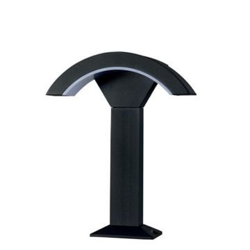 HOROZ 076-058-0002 DYNAMIC 24 Watt 30 cm Siyah LED Bollard Armatür (Metal Kasa)