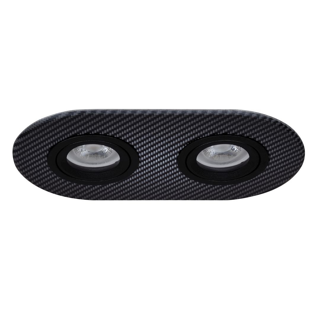 goldX ZE1001-43 2x12 Watt Karbon Fiber Desenli Sıva Altı LED Spot (SAMSUNG LED & EAGLERISE Driver)