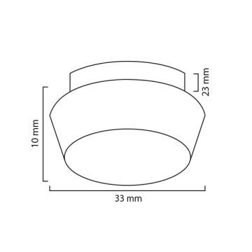 GOYA GY 2427 3 Watt Sıva Altı Yuvarlak Mini LED Spot - Gün Işığı (3000K)