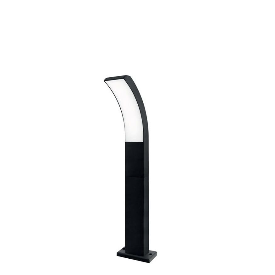 HOROZ 076-053-0002 PRESTIGE 12 Watt 30 cm Siyah LED Bollard Armatür - Metal Kasa - Beyaz Işık (6400K)