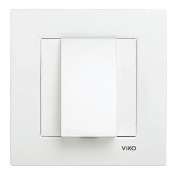 VİKO Karre Clean 90966077 Kablo Çıkış Kapağı [Beyaz]