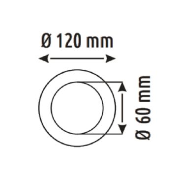 HELIOS HS 1879 Kristal Spot Kasası - Ilık Beyaz (4000K) LED Çerçve Işıklı