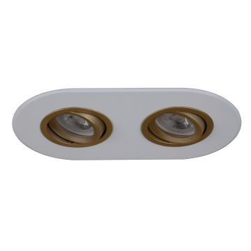 goldX ZE1001-47 2x12 Watt Sıva Altı Beyaz-Gold LED Spot (SAMSUNG LED & EAGLERISE Driver)