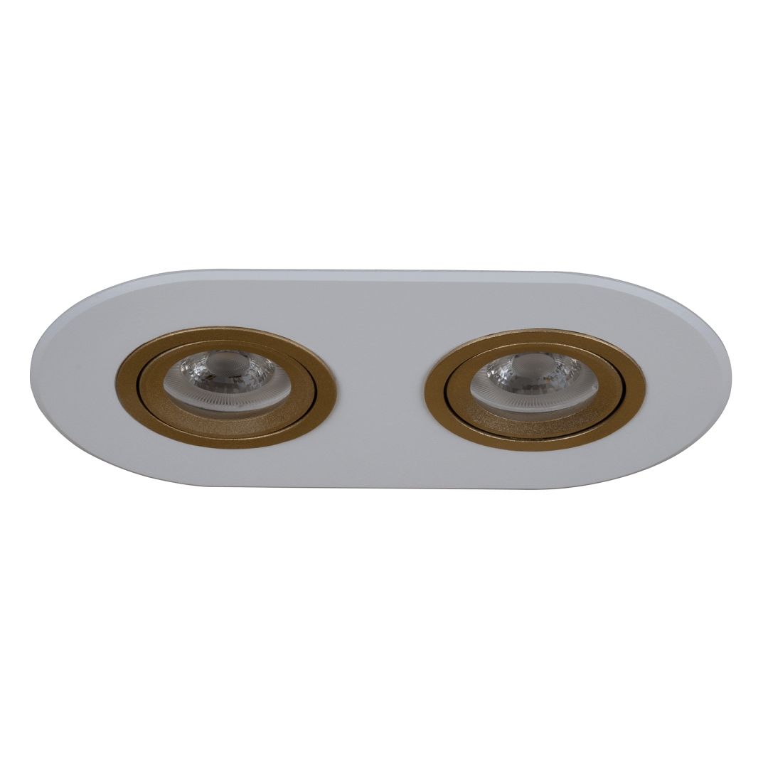 goldX ZE1001-47 2x12 Watt Sıva Altı Beyaz-Gold LED Spot (SAMSUNG LED & EAGLERISE Driver)