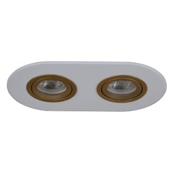 goldX ZE1001-47 2x12 Watt Sıva Altı Beyaz-Gold LED Spot (SAMSUNG LED & EAGLERISE Driver)