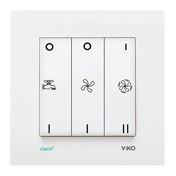 VİKO Karre Clean 90966098 Cooler Anahtarı [Beyaz]