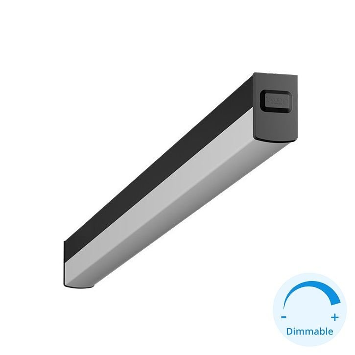 GOYA GY 8036-120 Siyah/Beyaz Kasa 58 Watt 120 cm Sıva Üstü DİMLİ Lineer Armatür