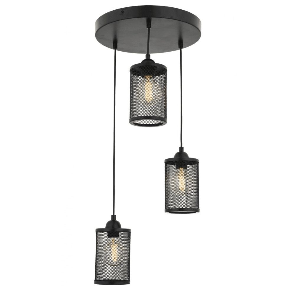 CreaLight CL-4189-3BSY-S Üçlü Retro Avize