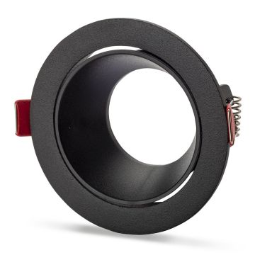 NOAS YL60-2020 REN Sıva Altı Siyah Yuvarlak Spot Kasası (Metal)