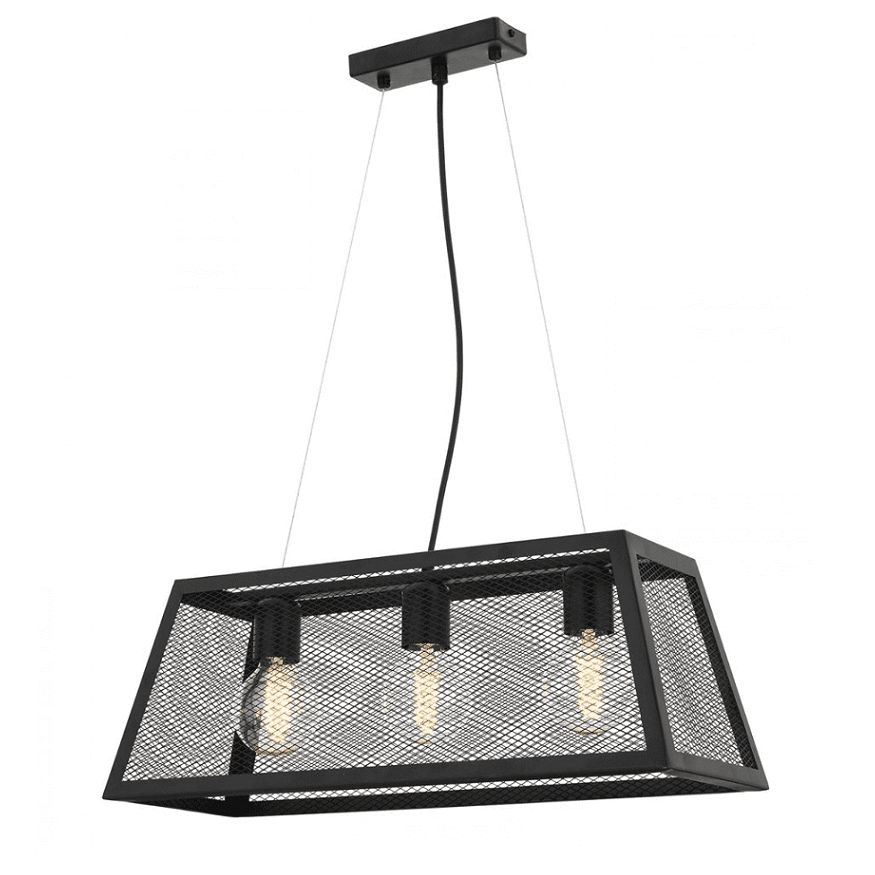 CreaLight CL-4193-3YM-BSY-S Retro Kafes Avize