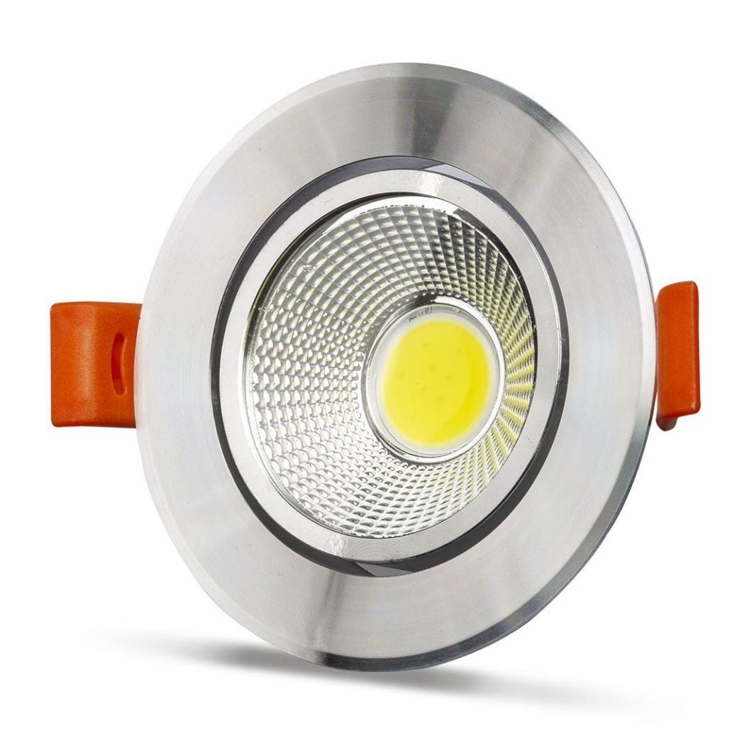 NOAS YL28-0502 Mercan 5 Watt Sıva Altı Krom Yuvarlak LED Spot