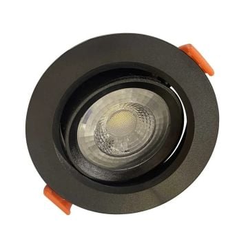 YCL YC 400 5 Watt Siyah Sıva Altı Yuvarlak LED Spot (PC Gövde)