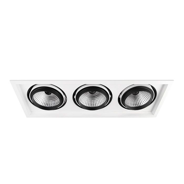 GOYA GY 3043-16 Beyaz Kasa 3x30 Watt Üçlü LED Mağaza Spotu