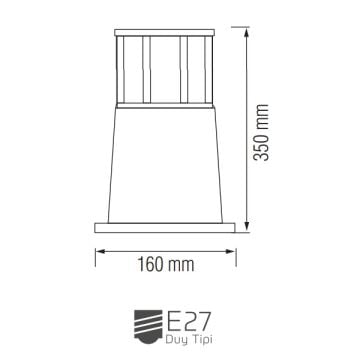 inoled 9143 Zambak Set Üstü Aplik (PC Gövde)