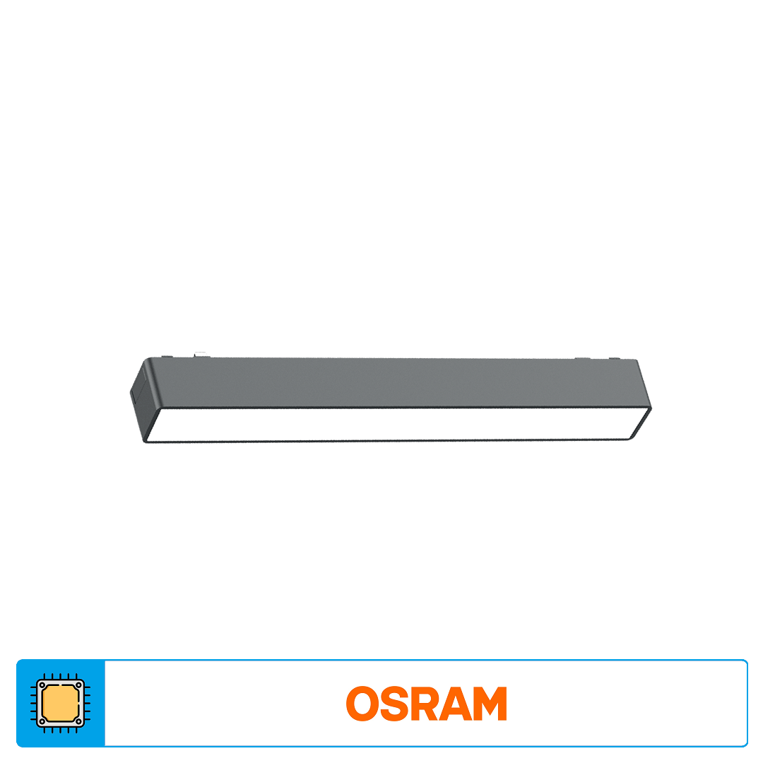 ACK AD45-01101 12 Watt 23 cm OSRAM LED Magnet Armatür - Gün Işığı (3000K)