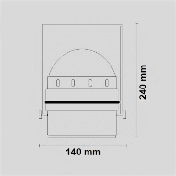 CL-158 Retro Ray Spot Kasası
