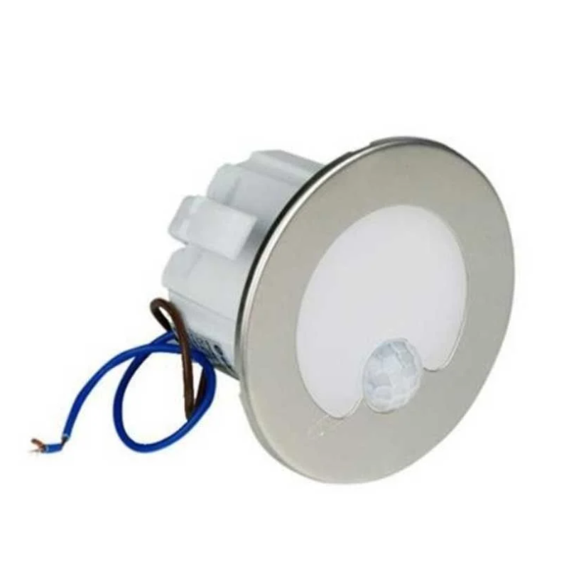 NOAS YL69-1411-B 1.5 Watt Saten Kasa Sensörlü Sıva Altı Yuvarlak LED Merdiven Armatürü