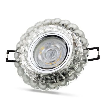 NOAS YL65-1667 GERAS Ilık Beyaz (4000K) LED Çerçeve Işıklı Kristal Spot Kasası