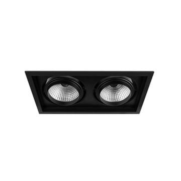 GOYA GY 3042-30 Siyah Kasa 2x30 Watt İkili LED Mağaza Spotu