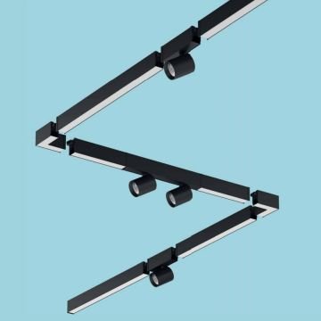 GOYA GY 8056-119 Siyah/Beyaz Kasa 34 Watt 119 cm Eklenebilir DİMLİ Lineer Sarkıt Avize